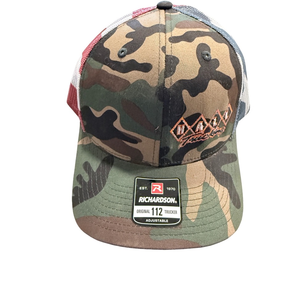 Richardson 112 Trucker Hat Camo American Flag Mesh Snapback Cap 112PM Camouflage